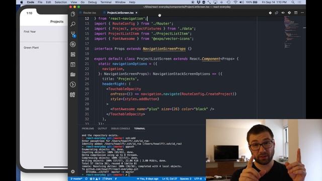 Let's Build a React Native App: React Navigation смотреть онлайн