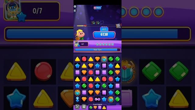 multiplier madness rainbow solo challenge score rally 16500 score | match masters solo смотреть онлайн