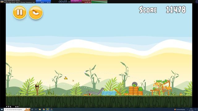 Angry Birds 2009 Speedrun (Poached Eggs, Level 1, Part 2, Normal) in 00:00:09,700 смотреть онлайн