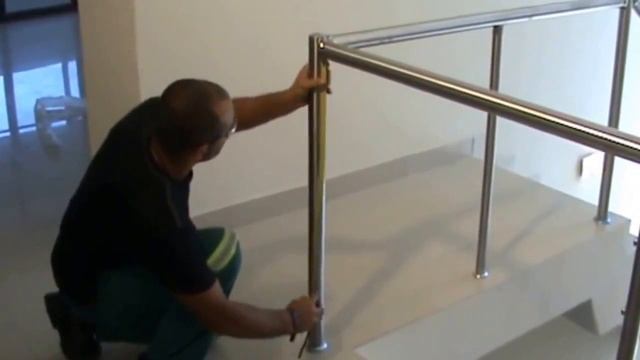 Монтаж лестничных ограждений из нержавеющей стали смотреть онлайн