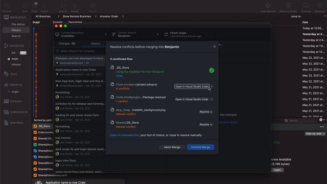 Informal Git Merge Tutorial wit GitHub Desktop смотреть онлайн