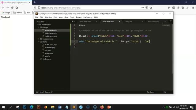 How to create an Associative Array: [Definition AA in PHP] смотреть онлайн