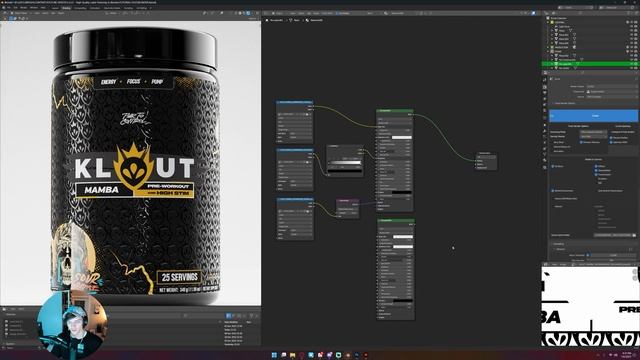 Realistic Multi-Layer Product Label Texturing in Blender смотреть онлайн
