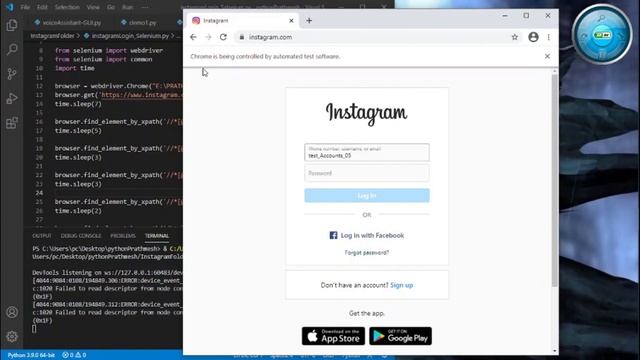 Automate Instagram Login || Python Programming Using Selenium || Browser Automation смотреть онлайн