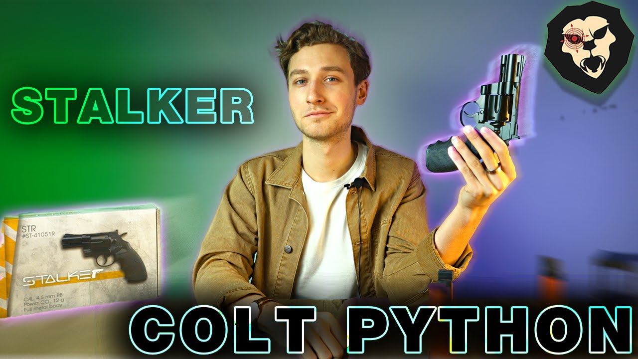 ОБЗОР Пневматический пистолет Stalker STR (Colt Python 2.5) смотреть онлайн