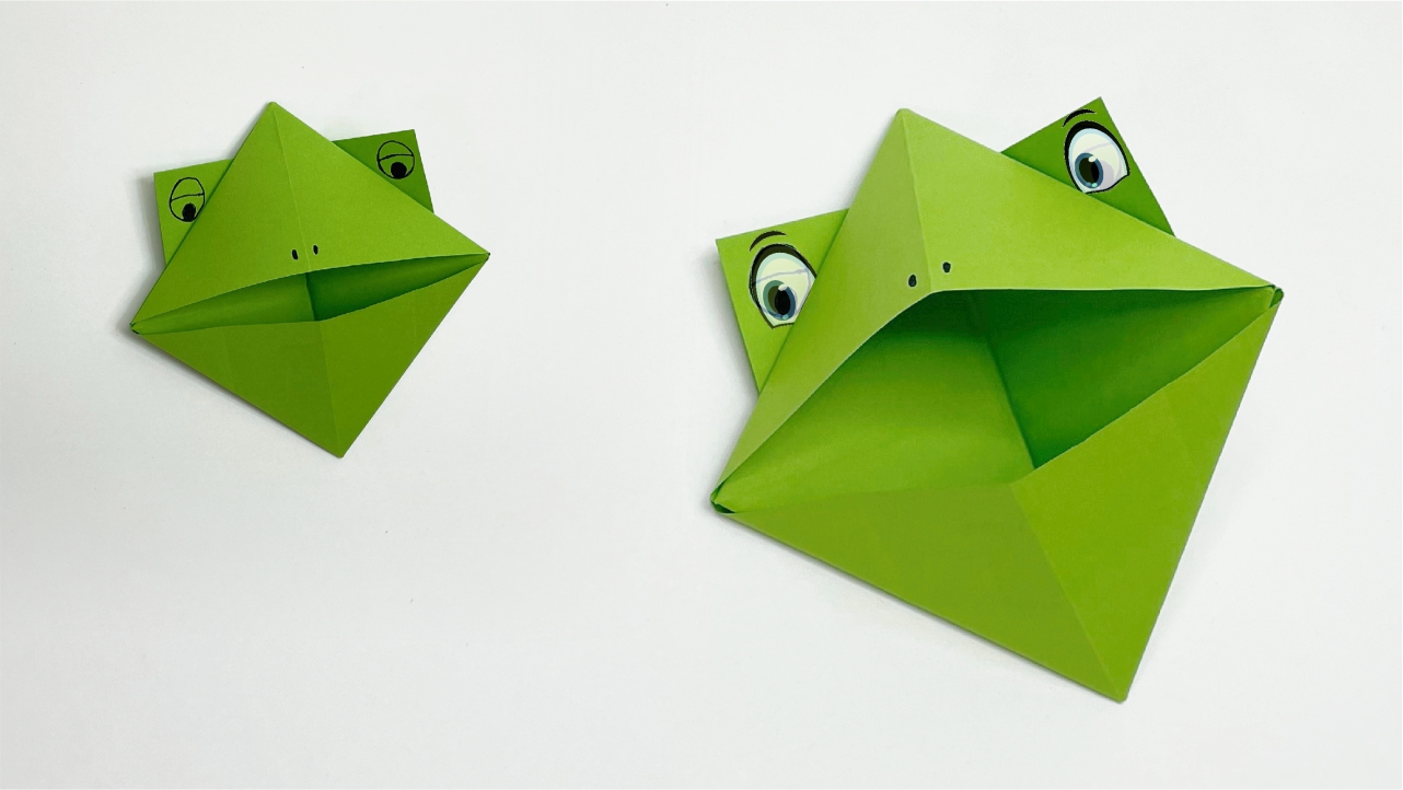 Оригами лягушка для детей и новичков смотреть онлайн