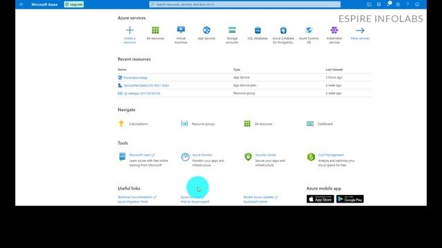 Deploying java Spring application on Azure from Git- Azure web/App service - www.espireinfolabs.com смотреть онлайн