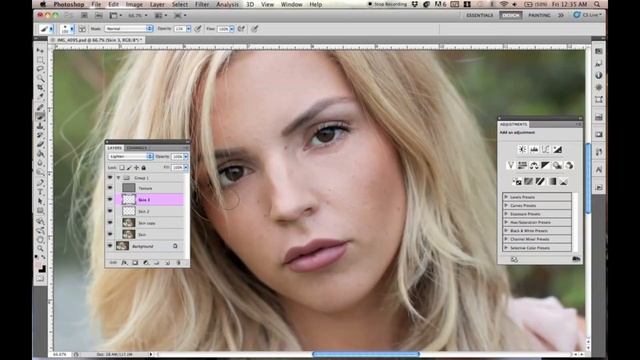 Professional Skin Retouching Photoshop Tutorial смотреть онлайн