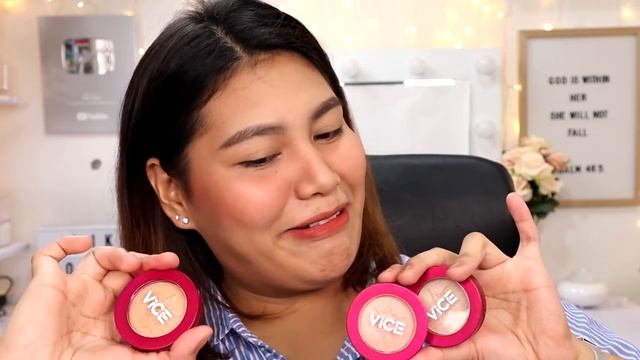 NEW VICE COSMETICS BLUSH, CONTOUR & HIGHLIGHTER! PHP 145 LANG?! ? | Sienna Gacayan ♥ смотреть онлайн