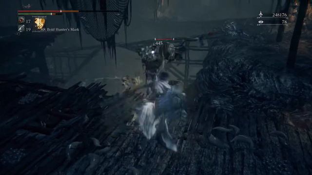 Bloodborne Old Hunter's DLC Fishing Hamlet Quick Run to Blood Rock and Fishing Hut Elevator смотреть онлайн