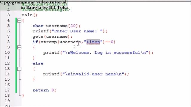 27.How to make a login system in c language || User name and password system in C bangla tutorial смотреть онлайн