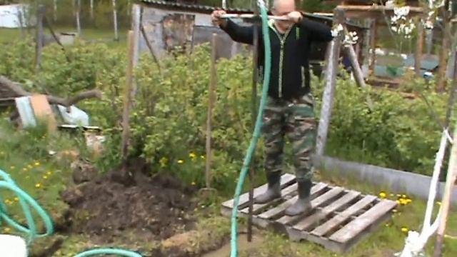 Бурение абиссинской скважины в Заворово (СПО Мрия), Раменский район, Московская область смотреть онлайн