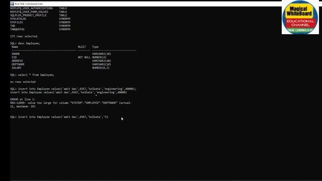 SQL TUTORIAL FOR BEGINNERS #oracle #sql смотреть онлайн
