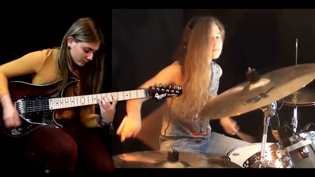 Tina S and Sina - The Trooper [Iron Maiden] cover смотреть онлайн