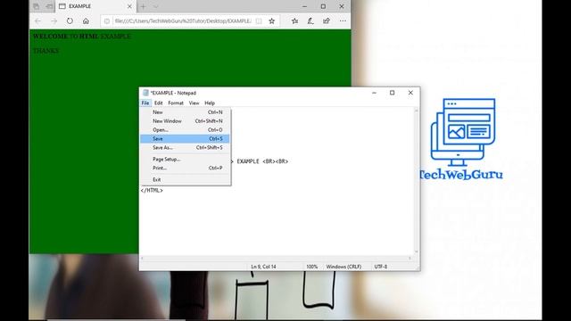 #html #techwebguru HTML Bold , Italic & Underline Tags in Windows 10 with Microsoft Edge Browser смотреть онлайн