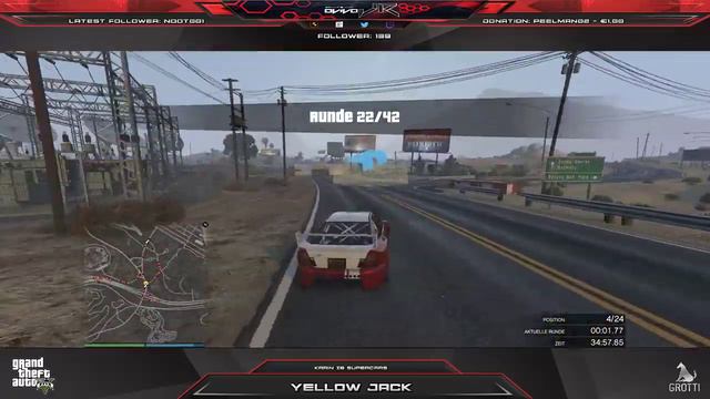 GTA V Karin I6 Supercars - Yellow Jack - Sultan RS [TWITCH] смотреть онлайн