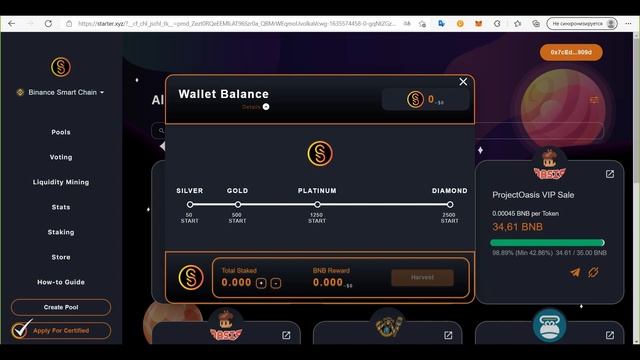 Как Принять Участие На площадке STARTER - токен Start ! Launchpad ! Смотреть Обзор.... смотреть онлайн
