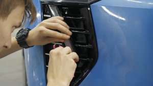 Как наклеить полиуретановую защитную пленку на фары Haval Jolion