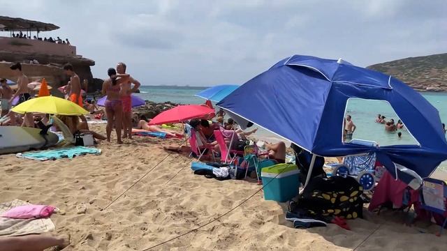 IBIZA Beach Spain Summer - BEACH Cala Comte WALK HD Best Beach of Ibiza смотреть онлайн
