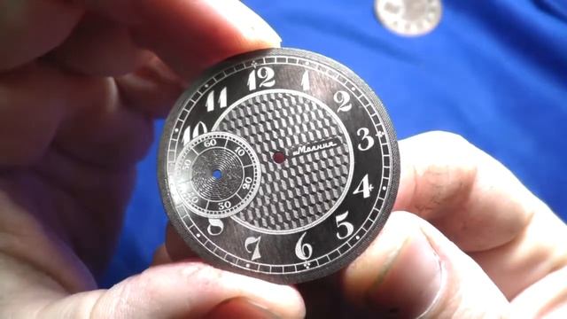 Изготовление циферблатов для часов . Manufacture of dials for watches. смотреть онлайн