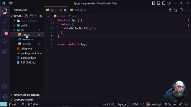 Curso de React JS Aula 02 Organizar Projeto React JS, Fragment смотреть онлайн