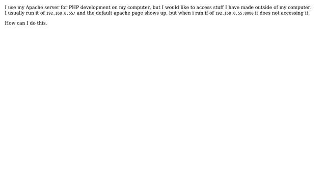 Ubuntu: access my PHP application from antoher computer in the network смотреть онлайн