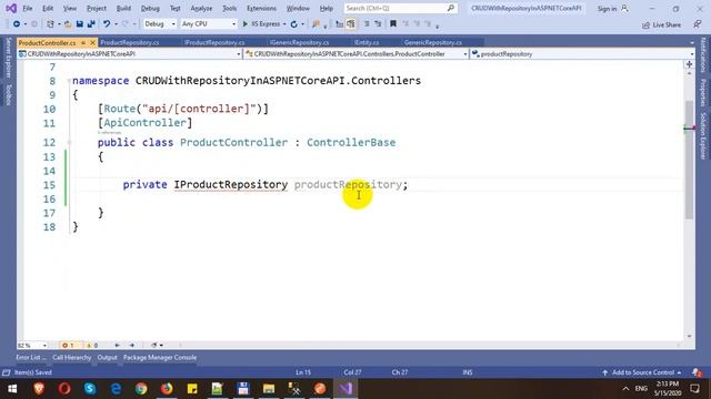 CRUD Operations using Repository Pattern in ASP NET Core Web API and Entity Framework смотреть онлайн