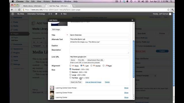 EOU WordPress Media Library смотреть онлайн