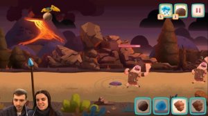 Сильный ДИНОЗАВР Помог БолтушкЕ и ПРоХоДиМЦу Защититься от ТРОГЛОДИТОВ #455 ИГРА - Dino Bash