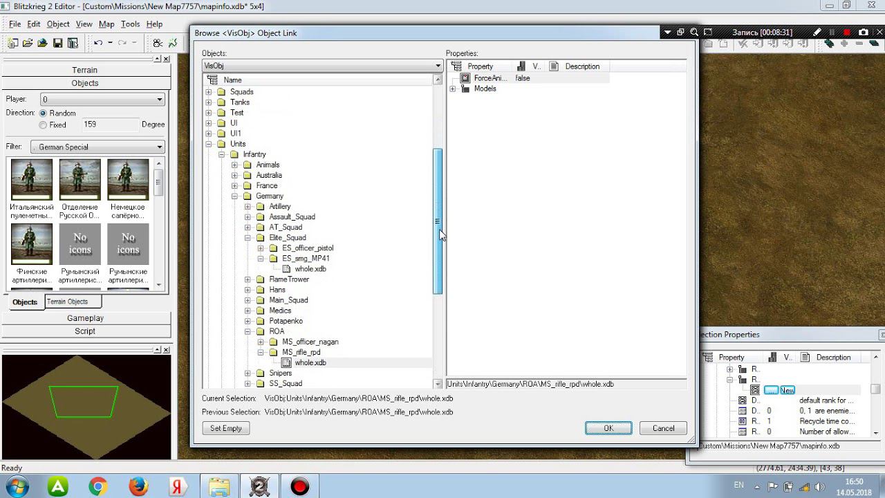 Блицкриг 2:редактор карт(часть 4)- именная пехота,число солдат в отряде смотреть онлайн