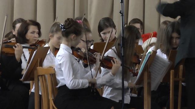 Brahms, Hungarian Dance # 5 (Брамс, Венгерский танец № 5) - children's symphony orchestra смотреть онлайн