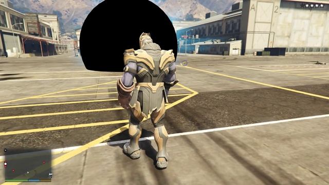 GTA 5 Thanos Black Hole In Military смотреть онлайн