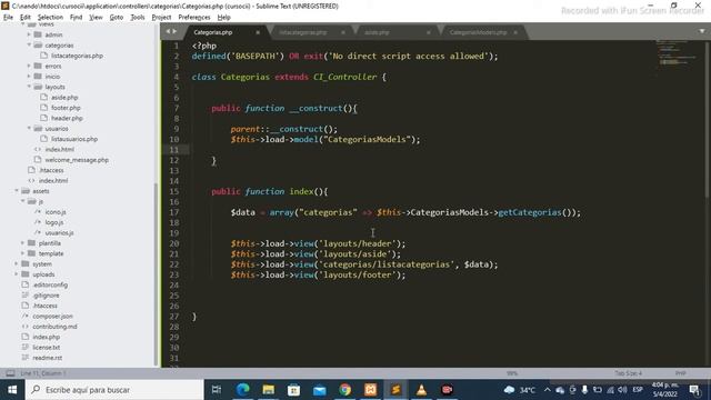Guardar categorías en Codeigniter 3 смотреть онлайн