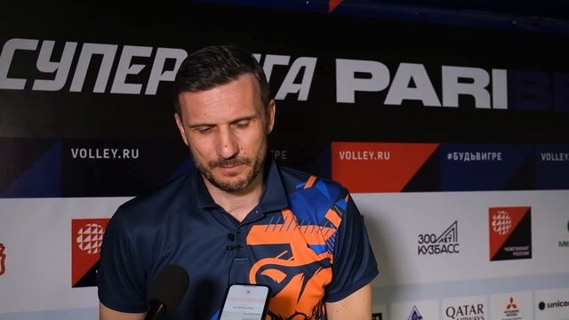 "Кузбасс" - "Белогорье" второй матч серии плей-офф за выход в "Финал шести" на площадке СРК "Арена" смотреть онлайн