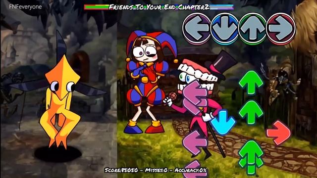 (2D) FNF Friends To Your End But Amazing Digital Circus Vs All Rainbow Friends Chapter 2 | Roblox смотреть онлайн