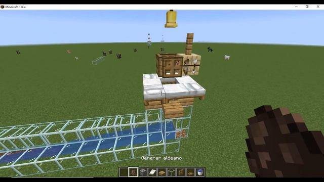 Minecraft 1.14.4:Como Hacer Una Granja De Aldeanos смотреть онлайн