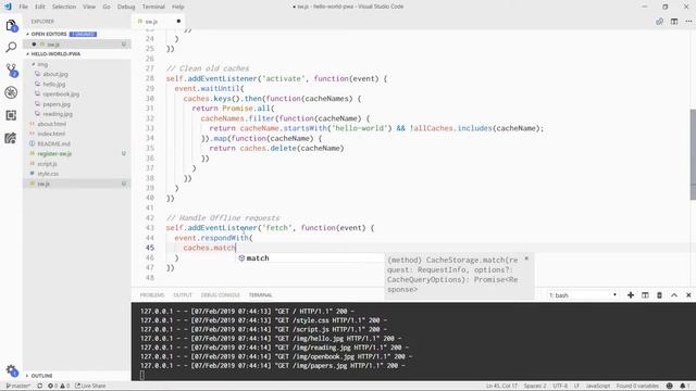 Service Worker Intro - Making a static website into a progressive web app смотреть онлайн