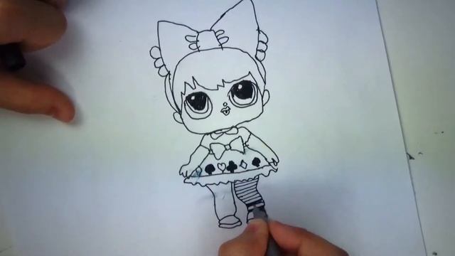 How to Draw LOL Surprise Baby Doll (Part 3)! Как нарисовать Куклу ЛОЛ! смотреть онлайн
