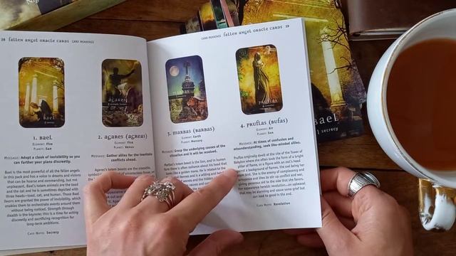 Fallen Angel Oracle cards by Nigel Suckling first impressions flip through смотреть онлайн