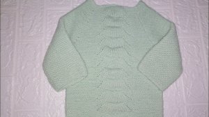 Мастер класс. Джемпер для девочки на 3 года.