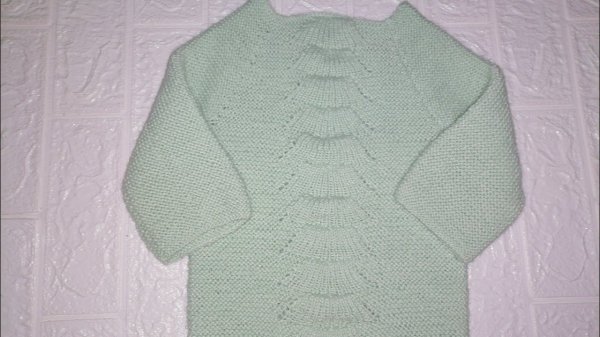 Мастер класс. Джемпер для девочки на 3 года.