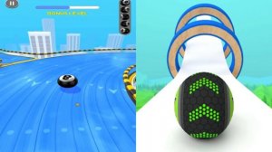 Going Balls Катящиеся Шары учимся управлять непредсказуемым Шаром в необычном Раннере