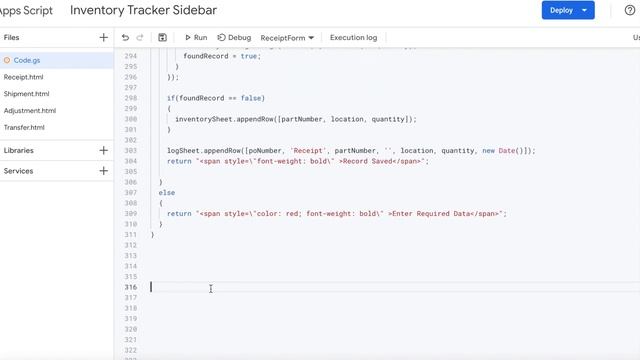 Inventory Tracker on Google Sheets смотреть онлайн