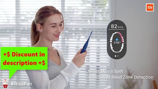 Xiaomi Oclean X Pro Sonic Toothbrush with Blind Zone Detection. смотреть онлайн