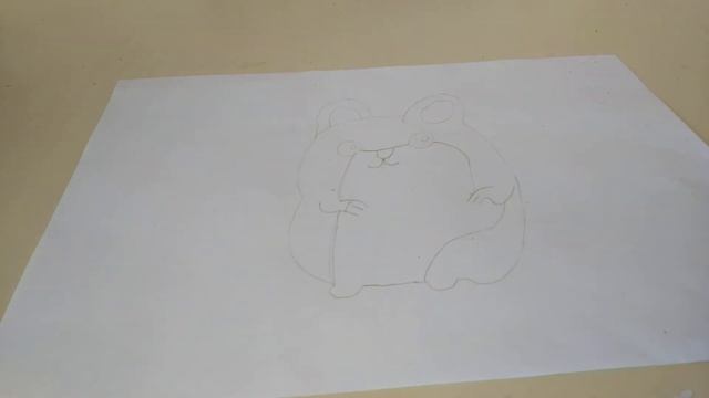 Легкий рисунок хомячка смотреть онлайн