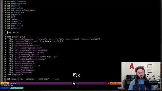 Configure vim-surround in Vim & IntelliJ смотреть онлайн
