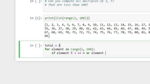 for loop in Python смотреть онлайн