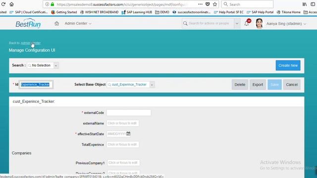 Success Factors: How to enable Custom MDF object to Employee View in People Profile смотреть онлайн