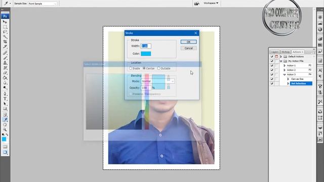 create action 1 click then 6 pcs photo setup by 4R size page in Photoshop смотреть онлайн