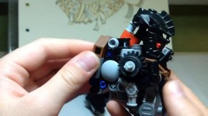 [How-to]Lego Bionicle MOC:Zest,the hell leader(Лего бионикл самоделка)